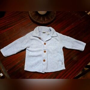 Light Blue Button-Up Sesame Street Jacket